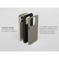 thumbnail image 3 of Striped Black and Cream Tough Phone Case – Minimalist, Vibrant Pastel Aesthetic, Cute Gift for iPhone 16 15 14 Pro Max, Samsung S25 S24 S44, 3 of 5
