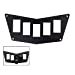 thumbnail image 3 of BUNKER INDUST Black Aluminum Dash Panel for Polaris RZR XP 900 800 S570 with 5 Switch Slotsï¼ŒRocker Switch Panel, 3 of 10