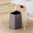 thumbnail image 4 of tzyudk High-value Double-layer Trash Can Household Bathroom Living Room Foot-operated Large-capacity Trash Storage Bin Affordable Useful Gray Plastic, 4 of 6