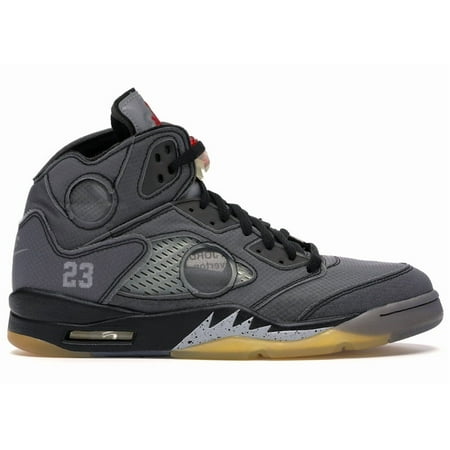Jordan Men's 5 Retro Off-White Muslin Basketball Shoes, from StockX