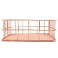 thumbnail image 4 of Fdit Panier de Rangement en Fer Rose Doré, Organisateur, Support de Rangement, Déco de Bureau, Panier de Rangement en Fer, Support de Rangement, 4 of 9