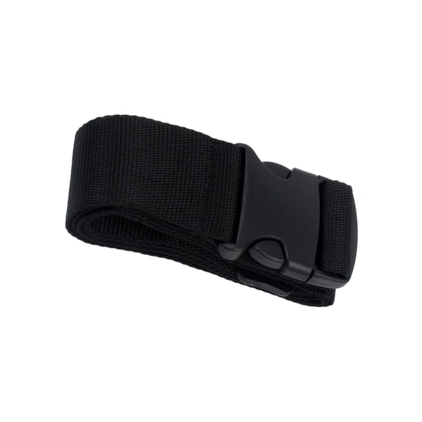 Toystoory Correas de equipaje ajustables para una fácil identificación y seguridad. Correas de equipaje de viaje seguras y duraderas. Almacenamiento y organización del hogar negro