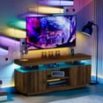 thumbnail image 3 of 2 Piece Living Room Furniture Set, LED TV Stand for 65" TV and LED Lift Top Coffee Table, 3 of 11