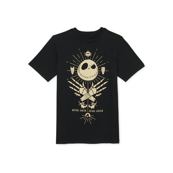 Disney Boys Nightmare Before Christmas, Crew Neck, Short Sleeve, Graphic T-Shirt, Sizes 4-18
