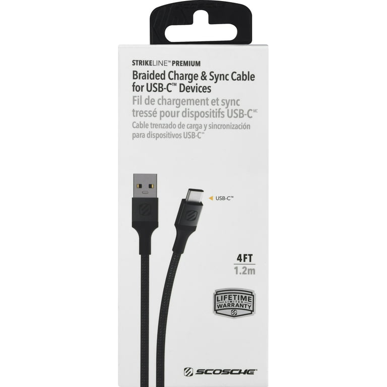 USB-C to USB-C Braided Charge-and-Sync Cable