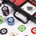 thumbnail image 4 of 13.5g 500pc Monaco Casino Clay Poker Chips Set, 4 of 9