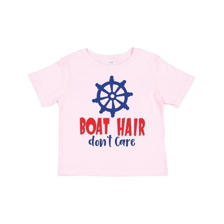 

Inktastic Boat Hair Don t Care Boat s Wheel Ship s Wheel Gift Toddler Boy or Toddler Girl T-Shirt