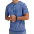 thumbnail image 3 of Playera Henley Casual Moda Manga Corta Para Hombre Algodón, 3 of 7