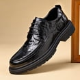 thumbnail image 5 of Men's Premium Cowhide Leather Shoes Fashionable Versatile Casual Shoes, 5 of 7