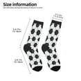 thumbnail image 2 of Fuzoiu Soccer Print Kids Socks For Boys Girls,Grip Crew Socks with Non Slip,Lightweight Stretch Crew Socks,Toddlers Crew Boot Socks, 2 of 5