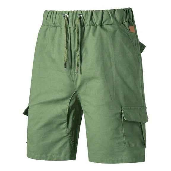 WREESH Men's Stretch Cargo Shorts Quick-Dry Workout Shorts 360° Breathable Outdoor Sports Shorts with 8 Functional Pockets