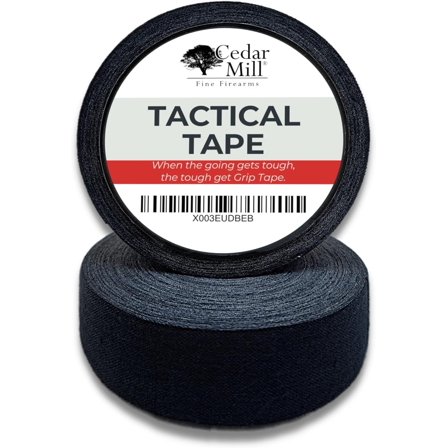 Protective Black Tactical Tape 2 Pack - Water-Resistant, Durable, and Non-Reflective