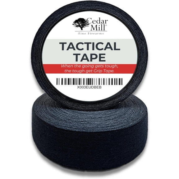 Protective Black Tactical Tape 2 Pack - Water-Resistant, Durable, and Non-Reflective