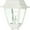 White, variant on Nuvo Lighting - Briton-One Light Outdoor Post Lantern-6 Inches Wide by 14 Inches
