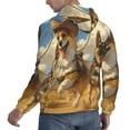 thumbnail image 6 of Honeii Farm Corgi German Shepherd Pattern Mens Hoodies Men's Loose Sleeve Sweatshirt,Pullover Hooded Sweatshirt for Men,Essentials Hoodie-Large, 6 of 7