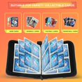 thumbnail image 4 of JZWAL-Card Binder 4 Pocket, Trading Card Holder Fits 400 Cards With 50 Removable Sleeves, Portable Collection Card Ablum, Game Card Case book With Zipper, 4 of 4