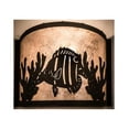 thumbnail image 6 of Meyda Tiffany 23825 Tropical Fish 10" Tall Wall Sconce - Black, 6 of 6