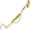 Gold Houdini, variant on Panther Martin PMLCG_6WR_WI Lil' Curly WeedRunner Saltwater/Freshwater Fishing Lure - Gold White Ice - 6WR (5/16 oz)