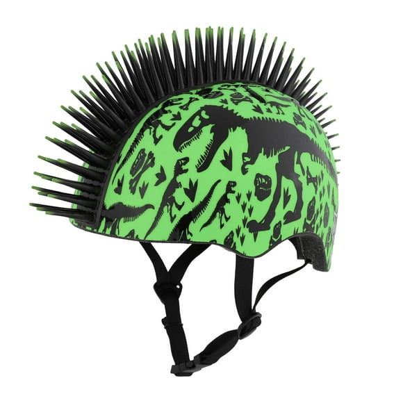 Raskullz Skelosaurus Casque pour Tout-Petits 3+, Vert/noir, 48-52 cm
