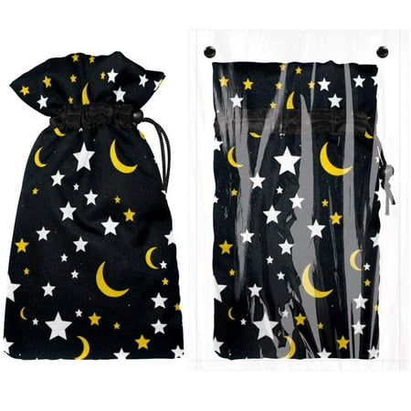 

Josid Stars Pattern Reusable Outdoor Faucet Insulation Covers Waterproof and Freeze-Resistant Spigot Protector Bags 2 Pack 11 x 6.9