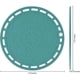 thumbnail image 3 of Juego de 3 salvamanteles y agarraderas de silicona grandes y redondos de Kartokner, color azul, 3 of 6