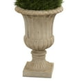 thumbnail image 3 of Nearly Natural 5' Double Pond Spiral Cypress Artificial Topiary (Indoor/Outdoor), Green, 3 of 5