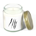 thumbnail image 3 of Effete Feline Claw Marks Scratch Scented Coconut Apricot Candles (4oz, 9oz), 3 of 5