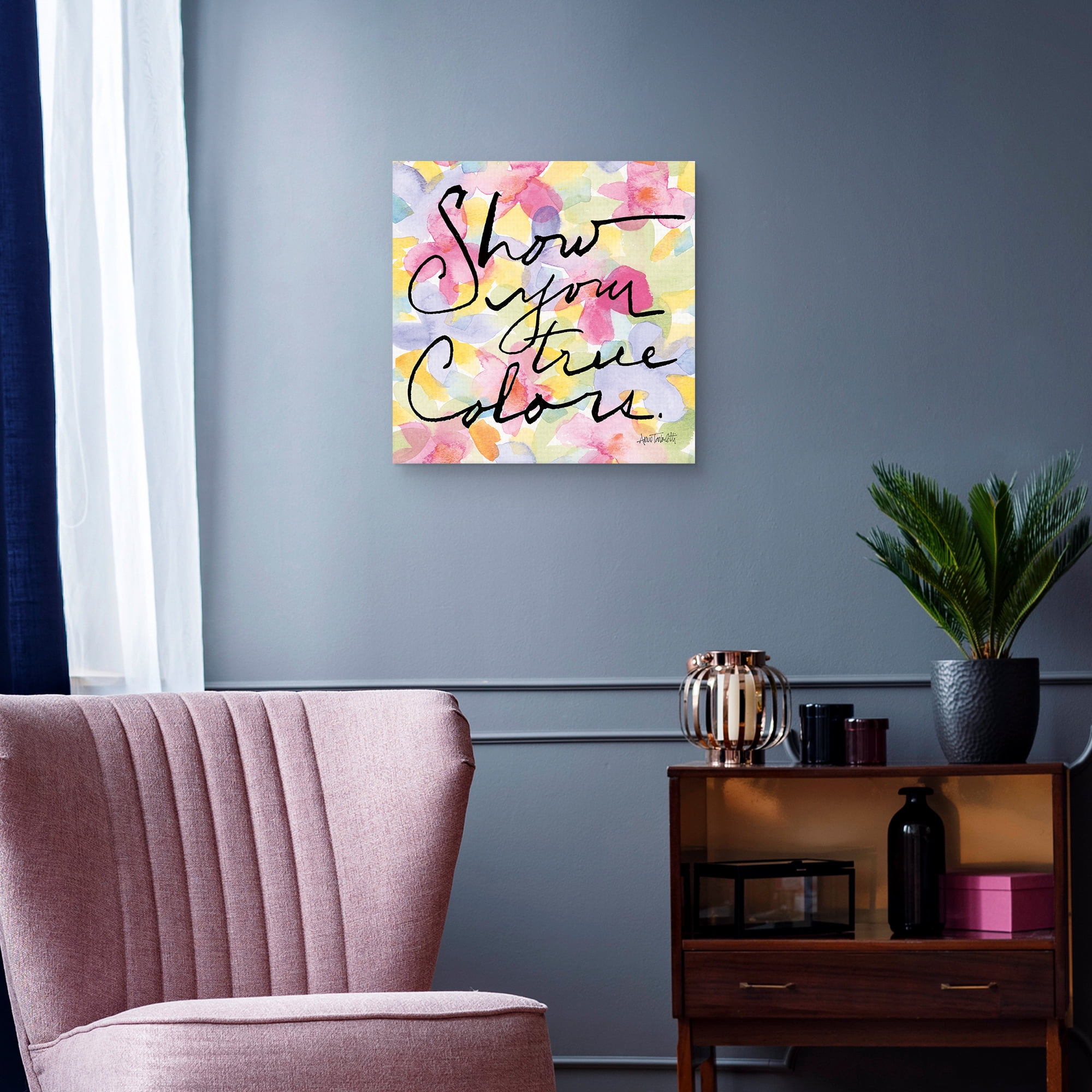 Show Your True Colors by Anne Tavoletti Canvas Art Print