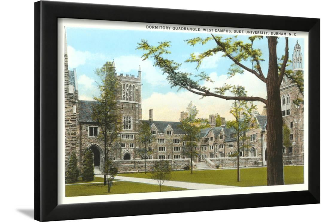 Duke University, Durham, North Carolina Framed Print Wall ...