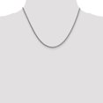 thumbnail image 2 of 14k White Gold 2.35mm Semi-solid 3-Wire Wheat Chain (Weight: 3.57 Grams, Length: 18 Inches), 2 of 4