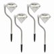 thumbnail image 1 of 4pcs Outdoor Light Solar Powered Garden Stake Yard Lights Stainless Steel Lawn Lamp Waterproof Spotlight Pathway Landscape Decor, 1 of 5