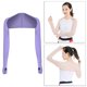 thumbnail image 3 of Mangas de chal refrescantes para el brazo, protección solar de verano, unisex, para montar a caballo y deportes al aire libre. Morado claro, 3 of 9