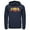 Navy Blue, variant on Men's Batman Logo Robin Boy Wonder  Pull Over Hoodie Black 2X Large