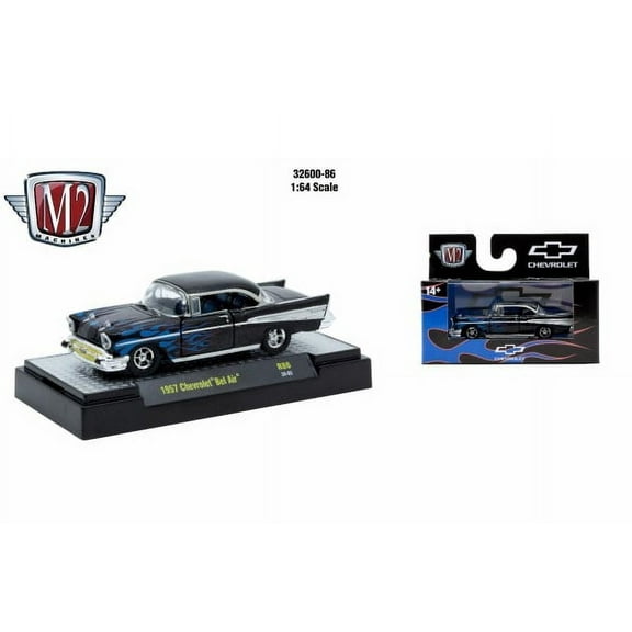 M2 Machines 1:64 Detroit Muscle R86 1957 Chevrolet Bel Air