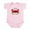 Petal Pink, variant on CafePress - Cute Crabby Baby Light Bodysuit - Baby Light Bodysuit, Size Newborn - 24 Months
