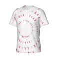 thumbnail image 5 of Vsdgher Breast Cancer Awareness (4) Print Men's Dry Fit Mesh Athletic Shirts Moisture Wicking Tennis T-Shirt Tops, 5 of 9
