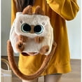 thumbnail image 6 of Cute cartoon cat plush backpack 2024 new large capacity student backpack shoulder bag, 6 of 6