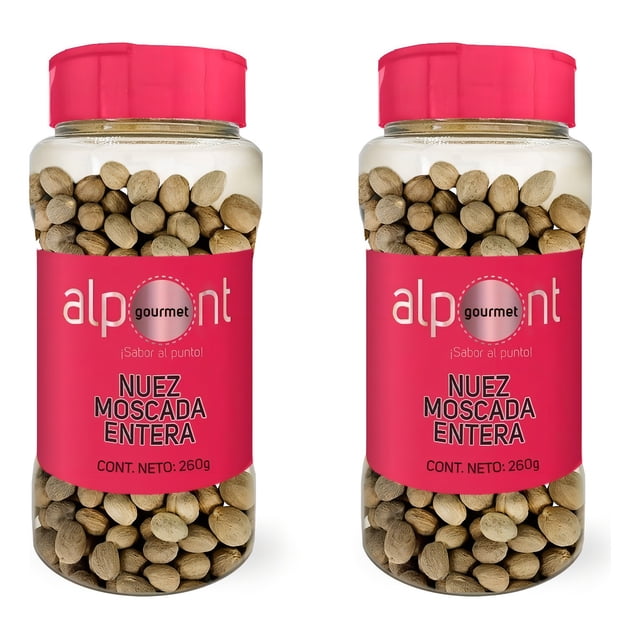 Alpont Nuez Moscada Entera 260 Gramos 2 Piezas