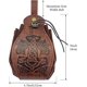 thumbnail image 4 of Bolsa de piel sintética WEIHJMXG medieval monedero portátil con cordón martillo de lobo, 4 of 4