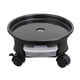 thumbnail image 1 of 38cm Round Flower Pot Trays Removable Universal Bottom Wheel Foundation Plant Flower Pot Base with Storage Drawer for Home (Black), 1 of 3