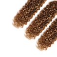 thumbnail image 4 of Hair Weave Bundles QEUOPE Ombre, marrón/rubio, rizado y rizado, 25-35 cm, 4 of 8