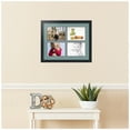 thumbnail image 2 of ArtToFrames Collage Photo Picture Frame with 4 - 6x8 Openings, Framed in Black with Nile Green and Black Mats (CDM-3926-3), 2 of 8