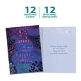 thumbnail image 5 of Tree-Free Greetings Solstice Greeting Card 12 Pack, 100% Recycled Paper, 5x7, Whispering Stars (HP65445), 5 of 6