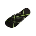thumbnail image 2 of RKSTN Green Mens Slippers Flat Flip Flops Trendy Color Block Round Toe Open Toe Soft Sole Lightweight Durable Summer Beach Slippers, 2 of 4