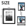 thumbnail image 3 of KAIWIN 8x10 Picture Frames Set of 2, Display Pictures 5x7 with Mat, Photo frames for Tabletop or Wall, Black, 3 of 5