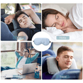 thumbnail image 5 of Antifaz de seda para dormir, antifaz para los ojos con relleno de seda de doble capa y correa elástica para dormir toda la noche, viajes y siesta, cubierta suave para los ojos, 5 of 5