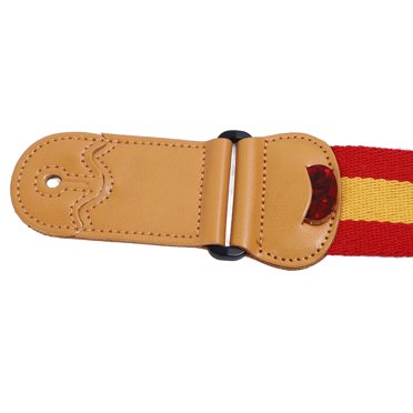 Rainbow Guitar Strap - Striped Rainbow Adjustable Guitar Straps | Adjustable Breathable Bass Guitar Strap With Pick Holders For Electric Guitar, Ukulele, Bass Guitar