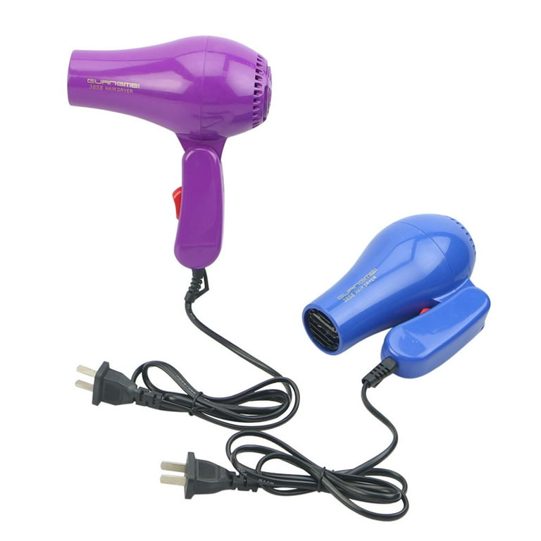 BINYOU AC 220V Hair Blow Dryer 850W Travel Hair Dryer Compact Blower Foldable Portable