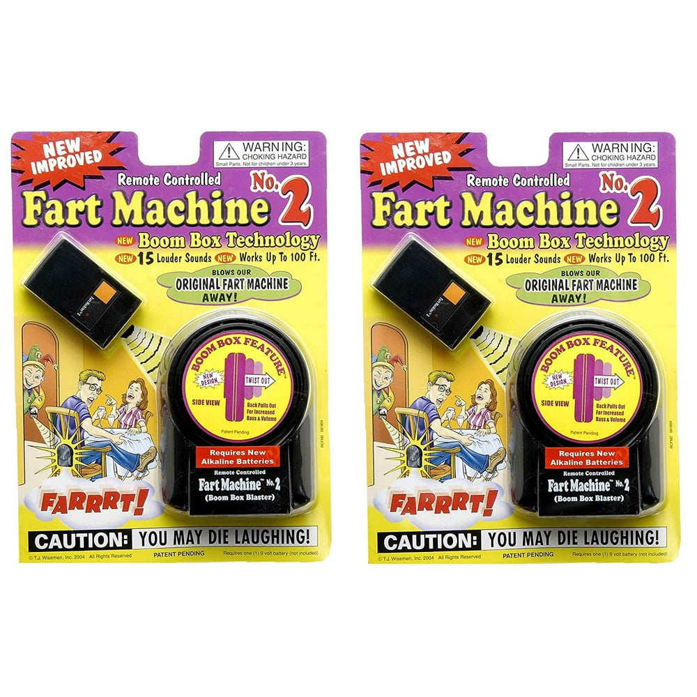 T.J. Wisemen Remote Control Fart Machine No. 2 Funny Gag Gift Joke
