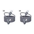 thumbnail image 2 of Methold Cable VR Auriculares Tipo-C Cable de carga rápida USB-C Línea de datos Accesorio Reemplazo para Quest 2 2piezas, 2 of 6